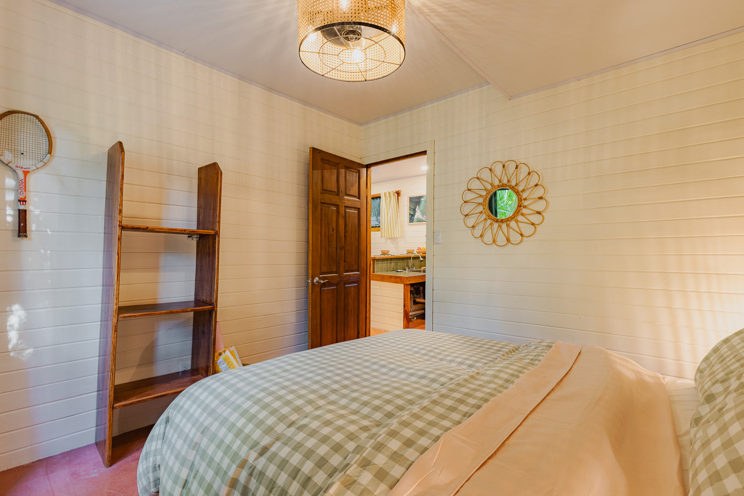 Shared two-bedroom apartment living space at The Baya House